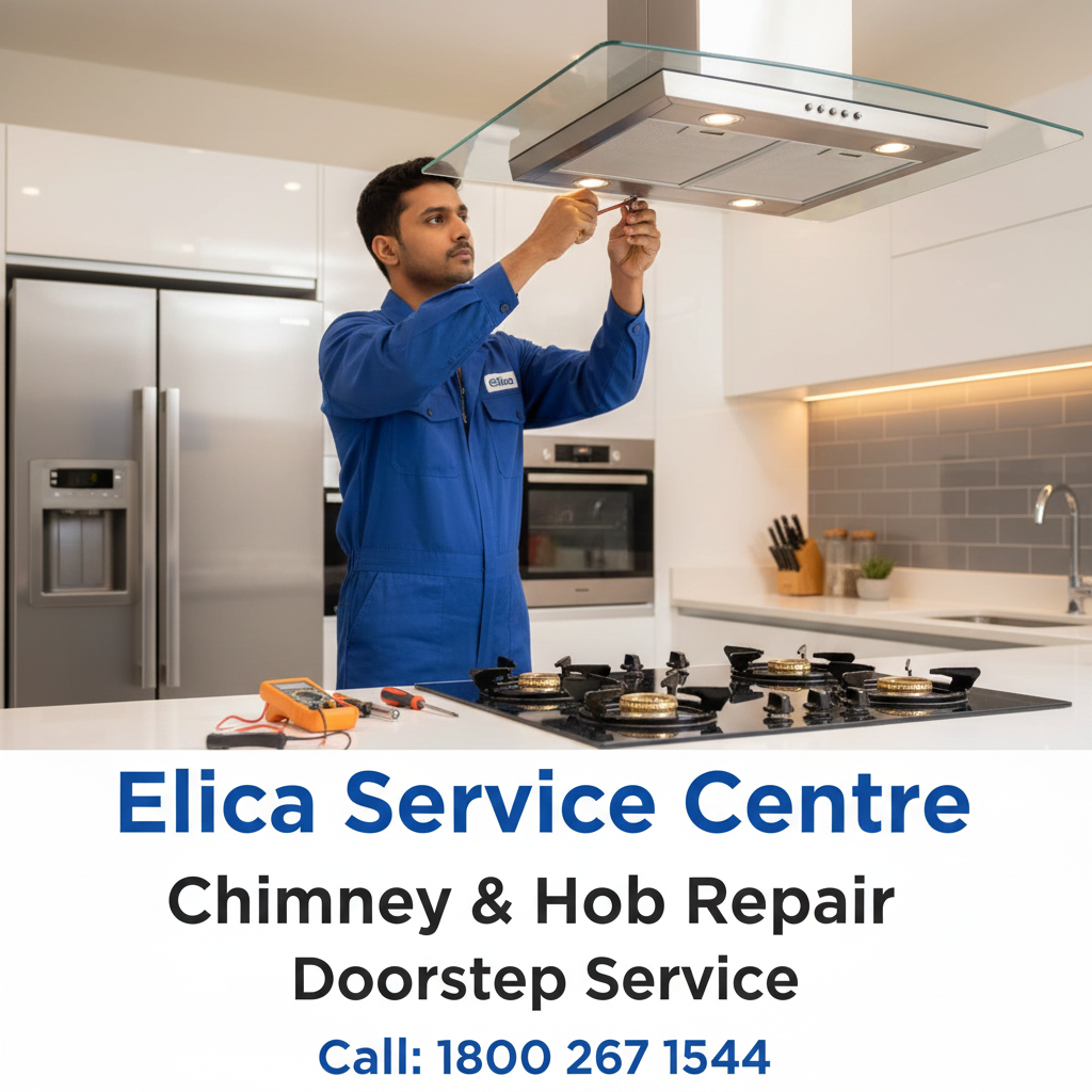 Elica Service Centre providing chimney and hob repair with professional home service.