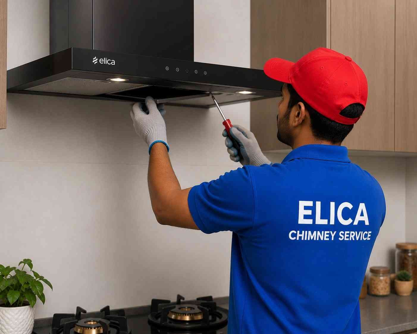 Elica Chimney Suction Checking and Testing Navi Mumbai