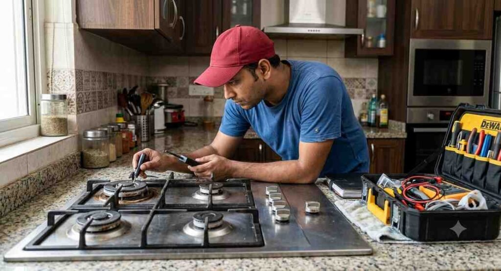 Elica gas hob burner not igniting troubleshooting guide
